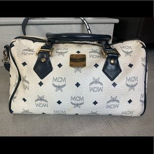 Mcm mini duffle bag